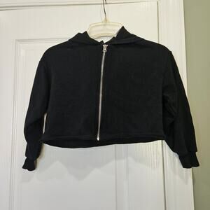 Art Class Girl's Size S‎ (6/6x) Black Cropped Hoodie